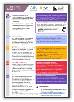 NABCOP guide to breast cancer pathway for older women 2